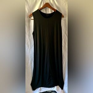 J. Jill Wearever Collection W L Black Maxi Sleeveless Dress RN 97642 Stretch